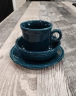 Fiestaware,  Juniper, Blue Green, HLC, 3 piece set