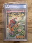 Amazing Spider-Man #146 CGC 2.0 1975 App Gwen Stacy clone white Pages