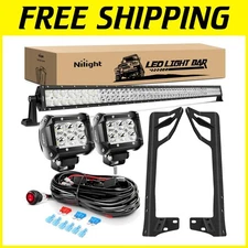 Advanced 52-Inch LED Light Bar Kit for Jeep JK – High Brightness & Durability