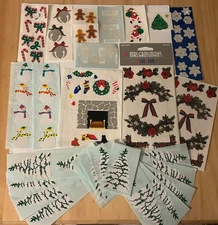 Mrs Grossmans Vintage Christmas Stickers Large Lot / Collection !
