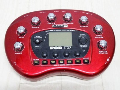 LINE 6 POD X3 Multi-Effects Guitar Effect Pedal