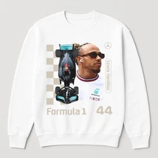 Lewis Hamilton Mercedes Racing Icon Formula One Driver Style Unisex Sweatshirt