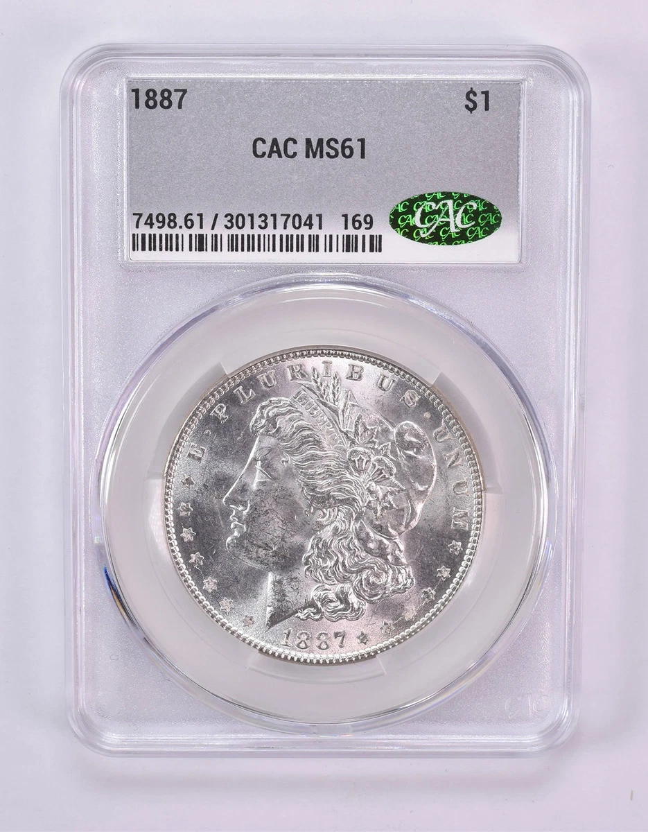 MS 61 Graded 1887 Year Morgan US Dollars (1878-1921) for sale | eBay