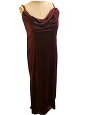 Lulus 3x Everything I Do Velvet Cowl Neck Mermaid Maxi Dress Xxxl Z64