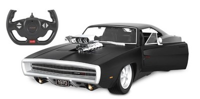JAMARA - DODGE Charger R/T 1970 Schwarz Ferngesteuert - 1/16 - JAM402117