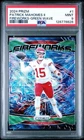 PSA 9 2024 Panini Prizm - Fireworks Patrick Mahomes II #1 Green Wave Prizm