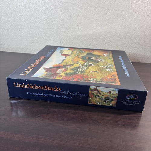"Fall On The Farm" 1999 Linda Nelson Stocks 550-teiliges Puzzle von Ceaco neu - Bild 9 von 12