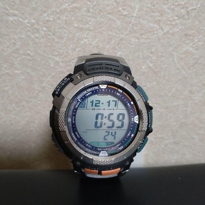 CASIO PRO TREK PRW-1000J Radio Solar Watch Triple Sensor 100m From Japan