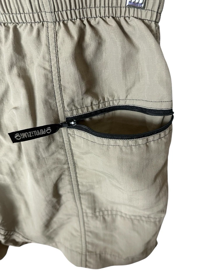 Pantalones Cortos de Ciclismo Pearl Izumi Carga Técnica Beige Bolsillos Acolchados Unisex Talla S/M Foto 4 de 4