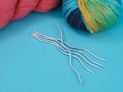 addi CraSy Snake Lace Nadelspiel Strumpfstricknadeln Wellenform 15 cm