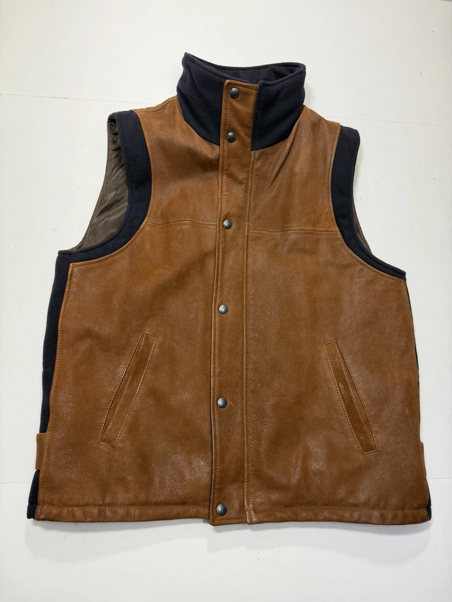 Paul Stuart Coats, Jackets & Vests Leather Outer Shell for Men for