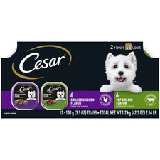 Classic Loaf In Sauce Wet Dog Food Variety Pack 3.5 Oz Trays 12 Pack 8.64 per gallon