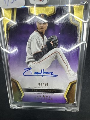 2024 Randy Johnson Five Star Purple Autograph /50 Giants Baseball
