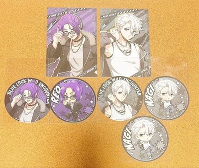 Blue Lock Wild Encounter Cafe Rei Oba/Meguri Reiō ×1, Nagi Shiro ×1  Postcard