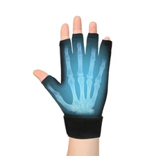 Finger Arthritis Compression Ice Glove for Pain Relief, Adjustable Wrist Ice ...