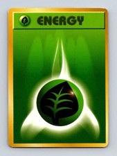 Grass Energy Pokemon Japanese Base Set # Pokemon Card LP/MP