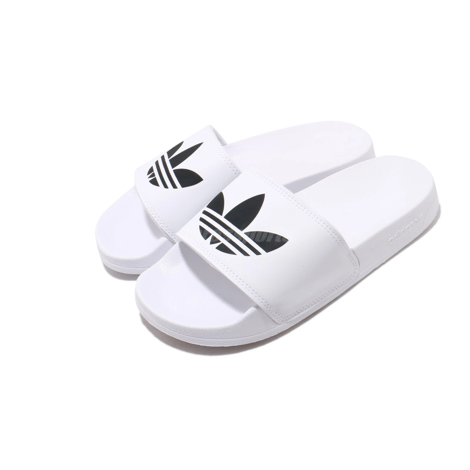 Adidas Originals Adilette Lite bianco nero sandali unisex uomo slide FU8297