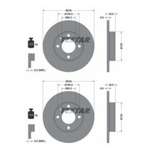Disque de frein Audi 50