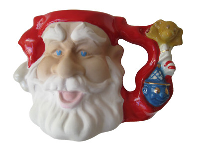 SANTA CLAUS GENUINE REGAL CHINA MUG 1983 HOT HANDMADE IN USA