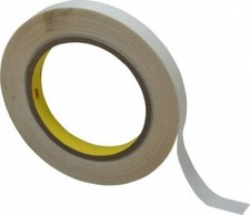3M 1/2" x 36 Yd Acrylic Adhesive Double Sided Tape 3.9 mil Thick, Clear, Poly...