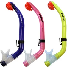 Kids Dry Purge Snorkel Scuba Dive Snorkeling Swim Gear Junior Youth Child Girl