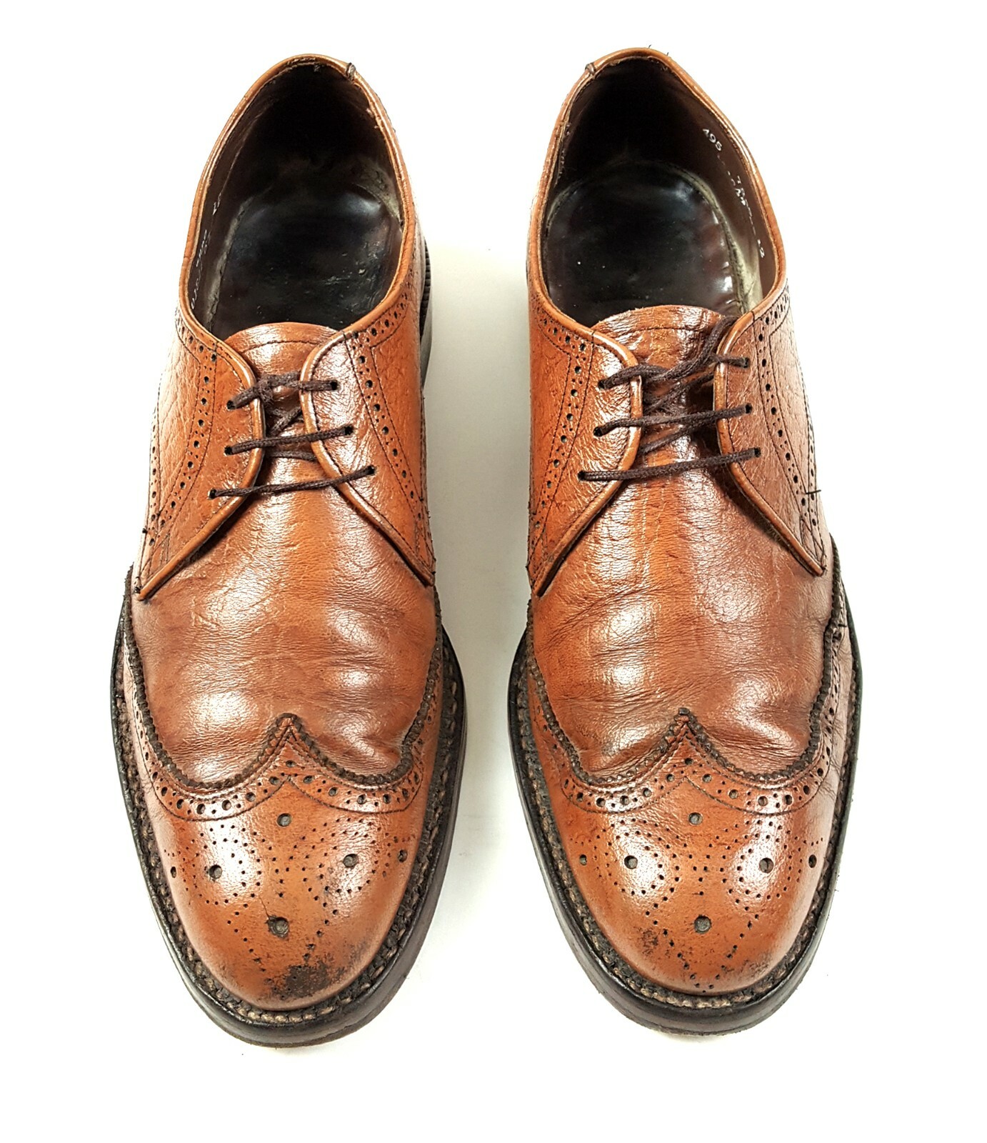 Genuine CAMEL SKIN 9.5 D Wingtip Light 