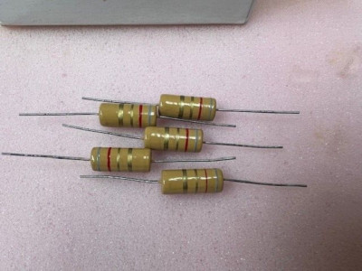 8R2 2W 5 % Metallfolie Widerstand VINTAGE ISKRA hergestellt in Großbritannien (5er-Pack) UKSTOCK
