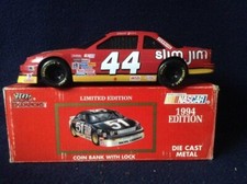 1994 David Green 44 Slim Jim 1/24 Racing Champions Diecast Car Bank