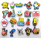 SPONGEBOB SQUAREPANTS SHOE CHARMS (20pcs) Nickelodeon Cartoon Gift Set Lot