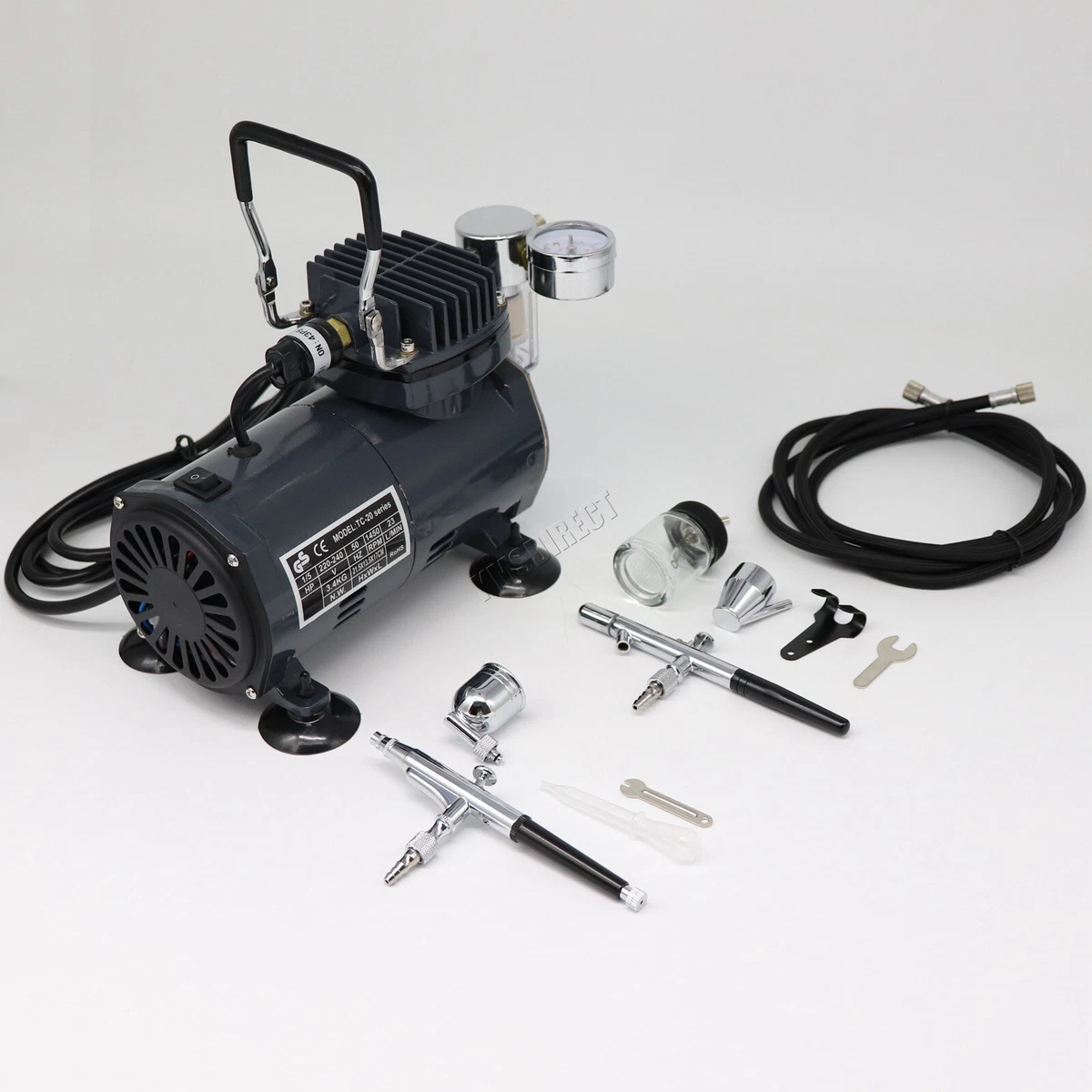 AS18-2 mini compressor airbrush