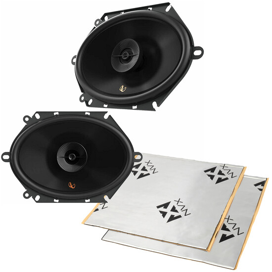 Infinity PR683F 100 Вт Пиковые коаксиальные колонки 6x8 с демпфированием звука 1489000₽