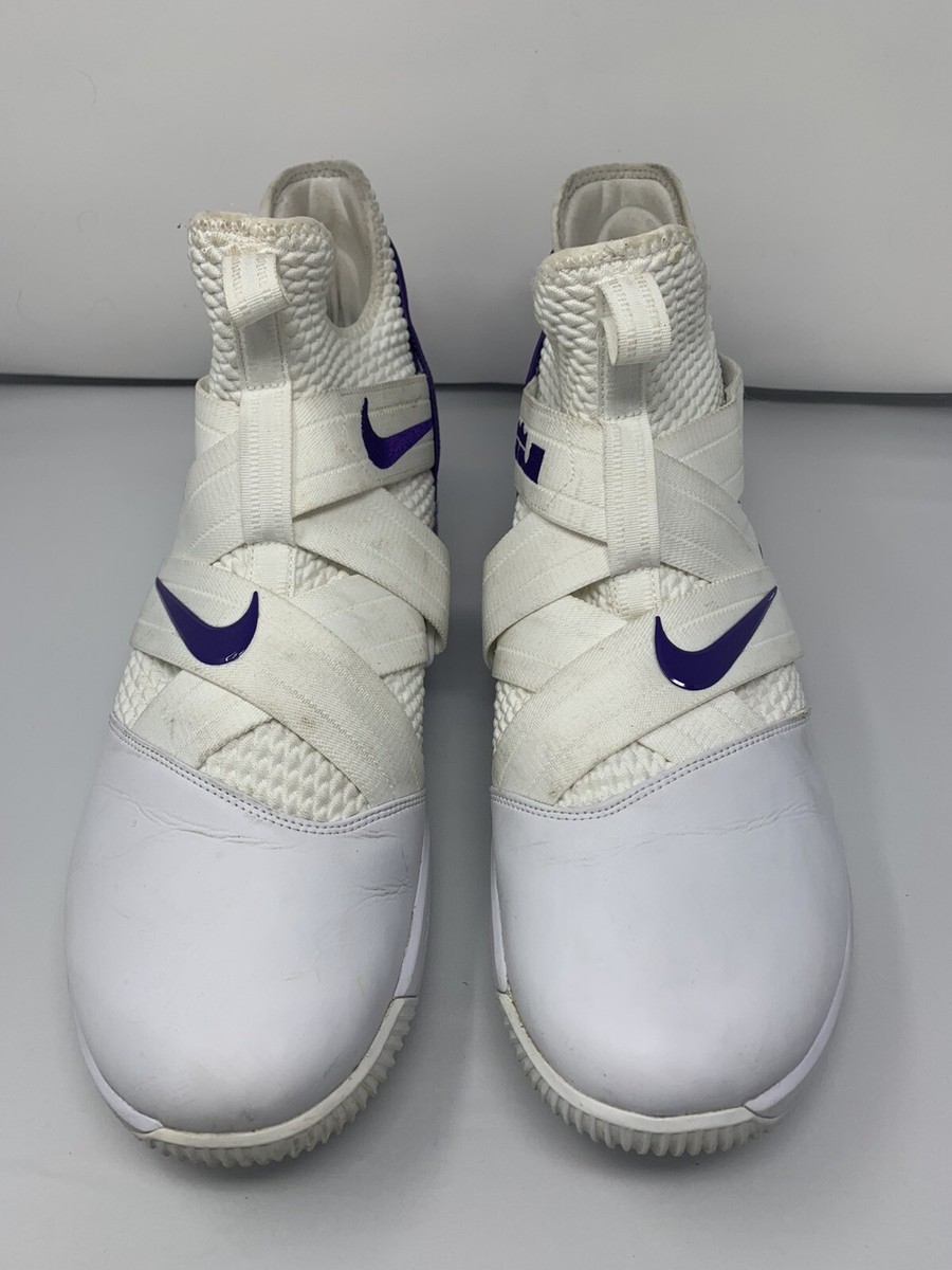 Nike Air Zoom LeBron James Soldier XII 12 TB purple and white Size 18 Nike Air Zoom LeBron James Soldier XII 12 TB purple and  main image 3