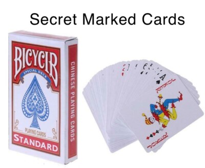 Secret Marked Deck~Bicycib~Bicycle Style~Magic Trick Cards~Stripper ...