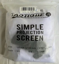 Projector Screen 120 inch Taotique 4K Movie Projector Screen 169 HD Foldable ...
