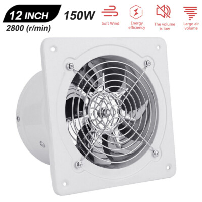 12inch Exhaust Fan Wall Mounted Vent Fans Ventilation Blower for
