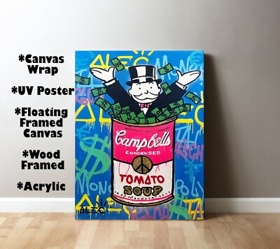 Alec Monopoly -SOUP Ave Art Print | Mounted Canvas | Framed | Poster |Acrylic
