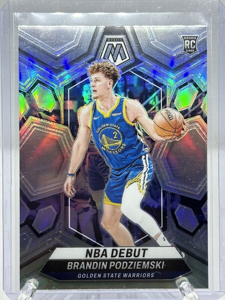 2023-24 Mosaic Brandon Podziemski RC #266 Silver Prizm NBA 2023-24 Mosaic Brandon Podziemski RC #266 Silver Prizm NBA