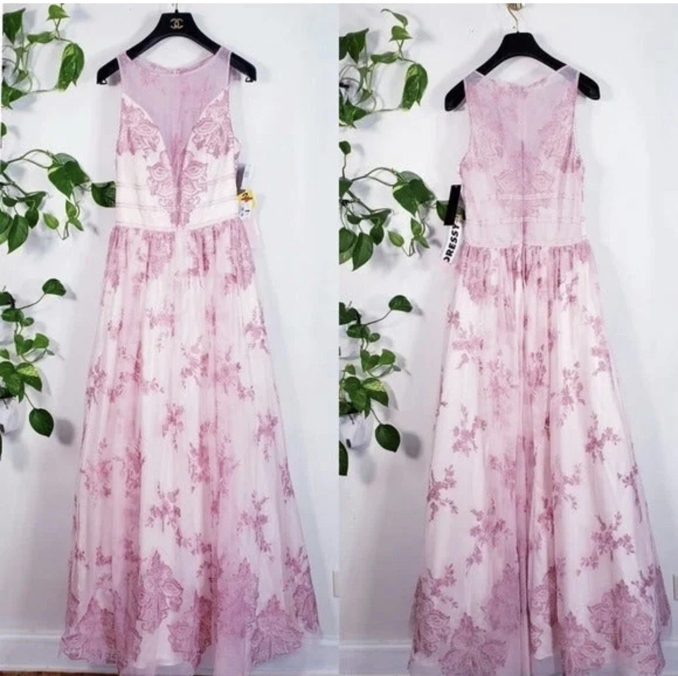 Vestido camille la vie rosa para boda o graduación Foto 2 de 4