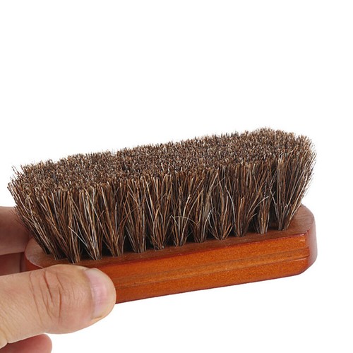 1PC Shoe Brush Horsehair Large Professional Boot and Brush Shoe Brush - Bild 3 von 11