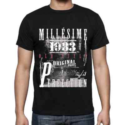 ULTRABASIC Herren T-Shirt perfekt gealtert Jahrgang 1983 gealtert