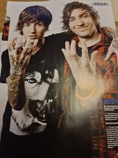 OLI SYKES BRING ME THE HORIZON JOSH FRANCESCHI A4 POSTER KERRANG MAGAZINE UK 