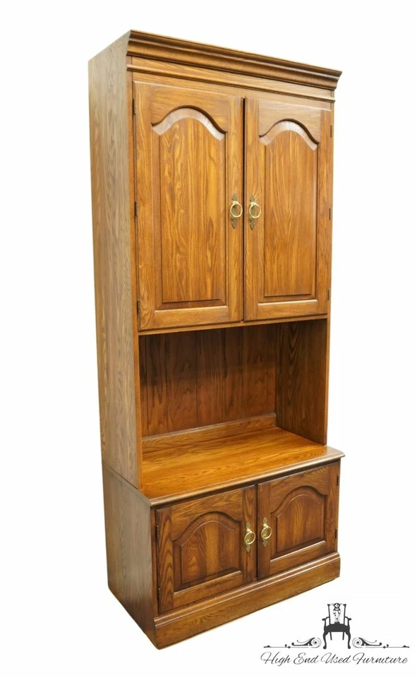 PENNSYLVANIA HOUSE Roble Rústico Estilo Country 34" Unidad de Pared Modular/Gabinete B... Foto 3 de 4