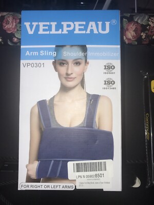 VALPEAU Arm Sling Limbs Immobilizer | Sleep Compliant | Med | Blue | Left/right