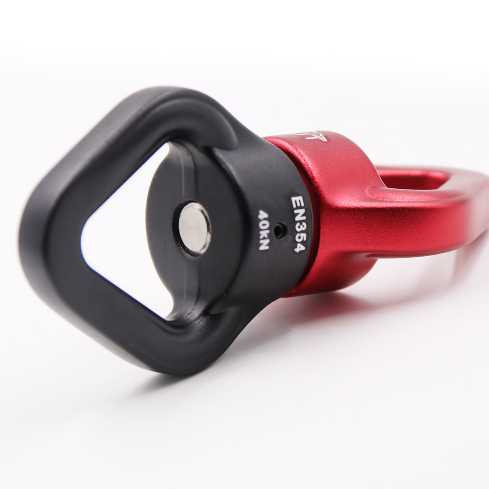 2 Pack 40kN Climbing Rope Full Bearings Cable Swivel Connector