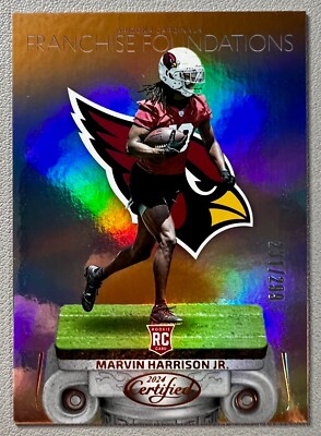 Marvin Harrison Jr. 2024 Panini Certified NFL Franchise Foundations #5 /299
