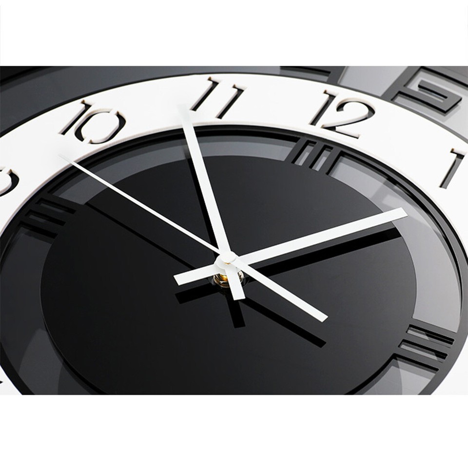 Wall Clock for Living Room Decor, Decorative Modern Wall Clocks with