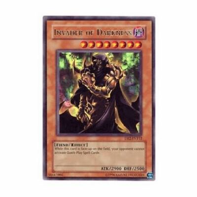 M.K　遊戯王カード　02 Yugioh Invader of Darkness Card DR2-EN112 Ultra Rare Holocard