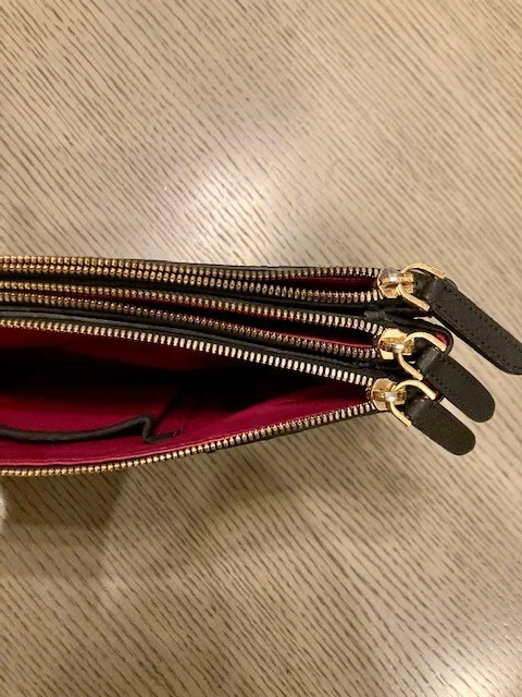 Auténtico Bolso sin asas interior Zagliani Clelia Rubb Python negro/cuero de becerro rojo Foto 3 de 4