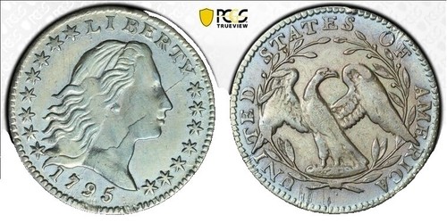 1795 Flowing Hair Half Dime - NGC VF Details - COINGIANTS - | eBay