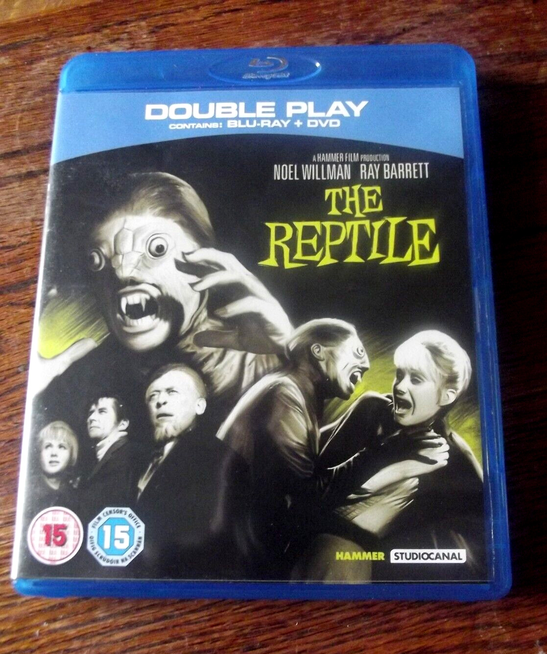 The Reptile dual BLU RAY & dvd classic british Hammer horror film